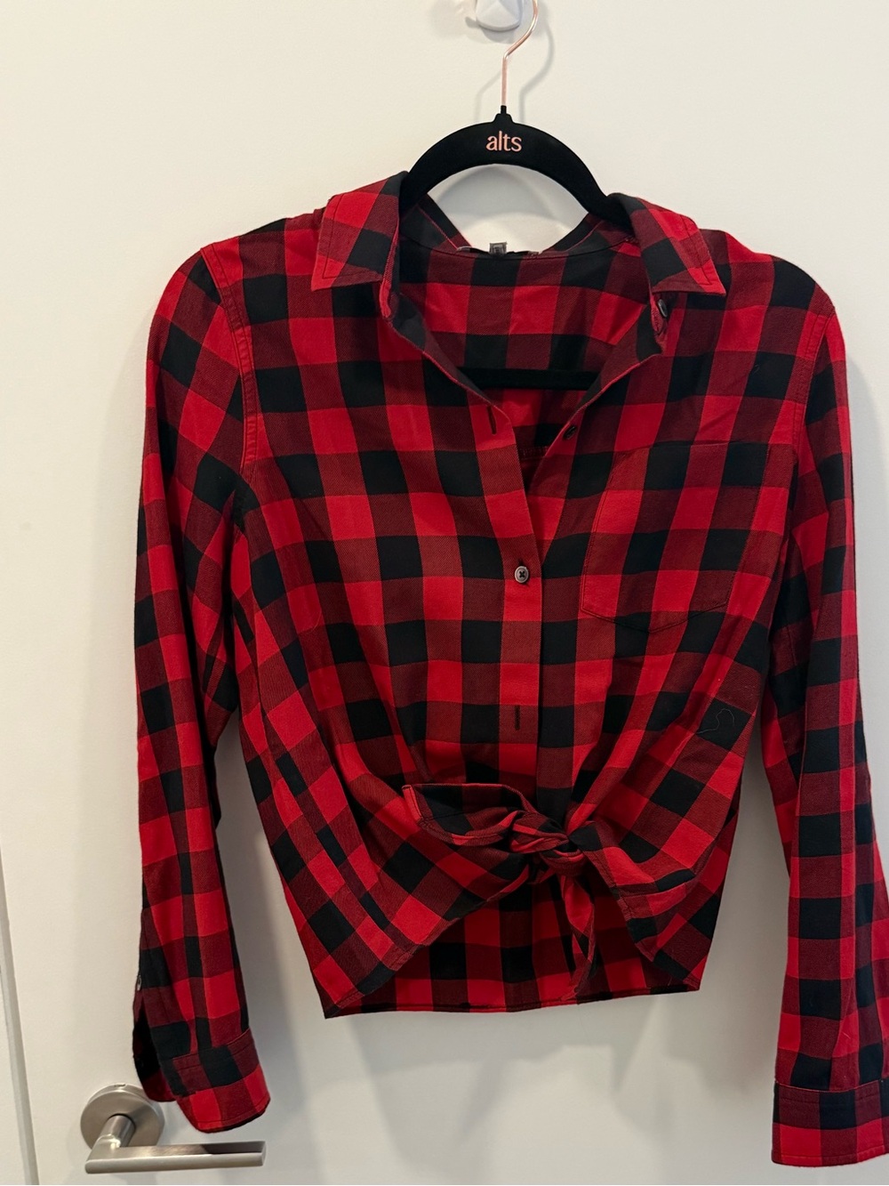Madewell plaid shirt size small